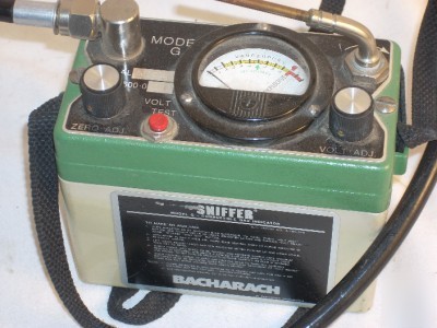 Bacharach sniffer g combustible explosive gas detector