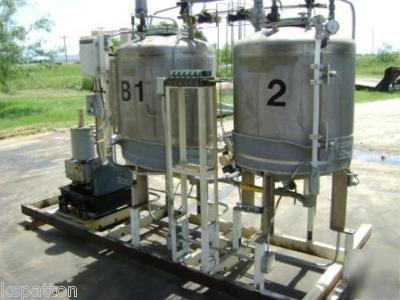 2 tank distillation / still system with vacuum assist