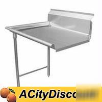 24IN right clean dishtable 16 gauge stainless nsf