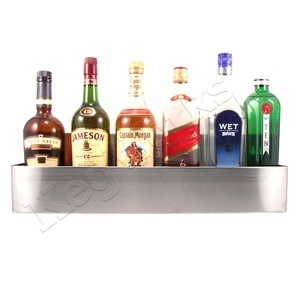 Bar speed rail - 9 liquor bottle holder 32