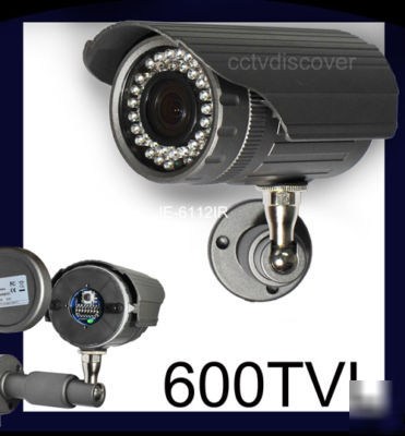 Cctv sony ccd 600TVL ir outdoor camera 3.7-12MM lens 