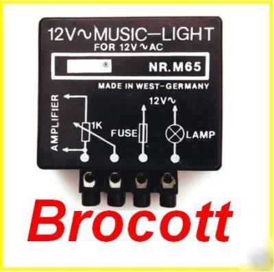 Music beat light flasher unit - 50WATT / 12VAC
