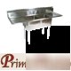 New commercial stainless nsf 2 comp sink 10X14X10 2-db