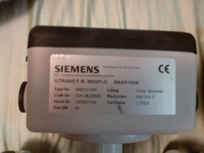 Siemens sitrans magflo 5100 6000 sensor transmitter