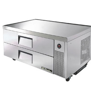 True trcb-52 refrigerated chef base, 2 drawers, 51 3/4
