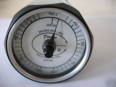 Waters torque watch gauge model 940-2