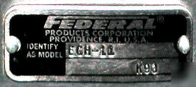 Federal digital amplifier model eas-2347 with egh-11
