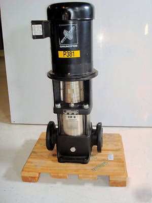 Grundfos CR8 pump w/ baldor motor