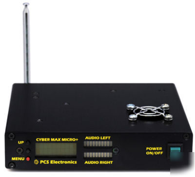 Cybermax micro+ V4.0 stereo pll fm transmitter 1 watt v