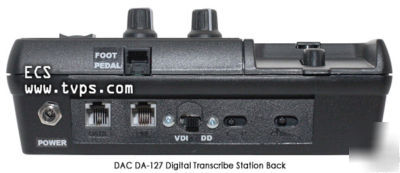 Dac da-127 DA127 digital transcribe station for dvi