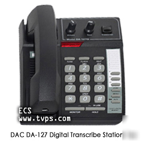 Dac da-127 DA127 digital transcribe station for dvi