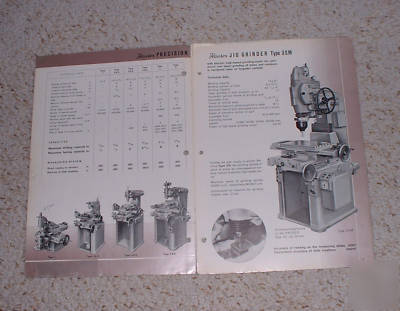 Hauser machines sales catalog, hirschmann corporation