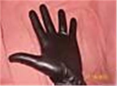 Machine shop supply, nitrile rubber gloves black mamba