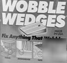 New lotof 4 wobble wedges to fix wobbly table uneveness