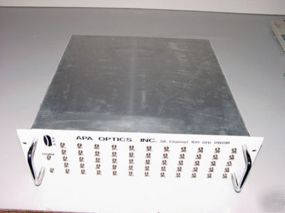 Apa optics 100 ghz 56 channel fiber optic dwdm system