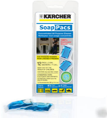 Karcher, 12 pack, all purpose gel pac cleaner