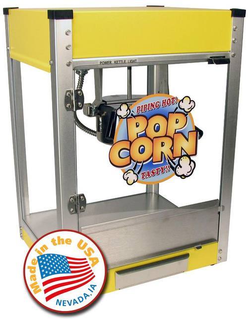 New paragon 4OZ cineplex yellow popcorn maker machine 
