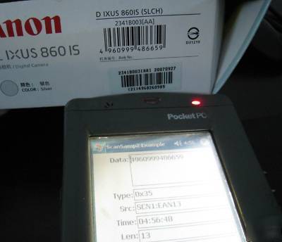 Symbol pdt 8P4B barcode scanner +12V dc pda 8046 8000