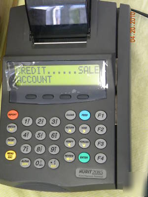 New nurit 2085 credit card terminal lipman no contract