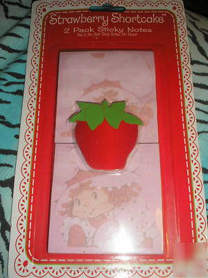 New strawberry shortcake sticky notes in package