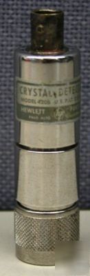 Hewlett packard hp 420B crystal detector