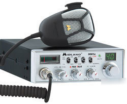 New midland 40 channel cb radio with x-tra talk control