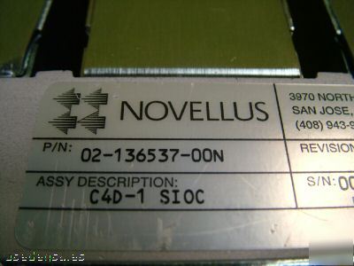 Novellus C4D-1 sioc controller 02-136537-00N