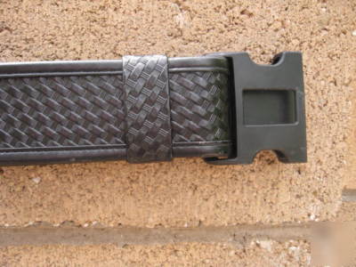 Police duty belt & safariland holster for mod. 1911 .45