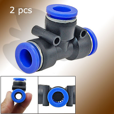 Push in fittings connector adapter 12MM tee style