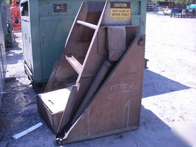 4000 lb. / 2 ton hydraulic parts/box/bin/tote dumper