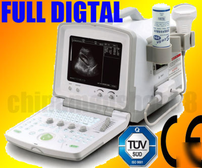 Full digital portable ultrasound machine scanner system