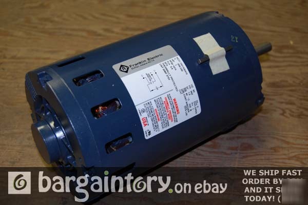 Franklin electric 1501430410 1 hp air over motor