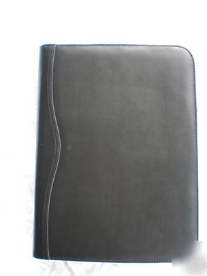 New leather 3 ring binder compendium, folder, portfolio