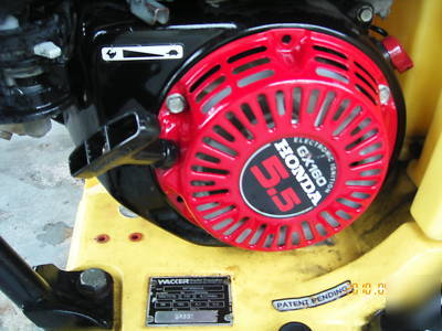 Wacker 1550 vibratory plate compactor wb honda 5.5 hp