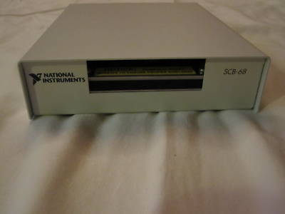 National instruments scb 68 shielded io connector block