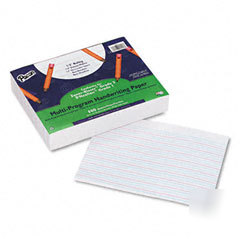 Multi-program handwriting paper, 10-1/2 x 8, for 1 and 