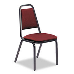 Virco vinyl upholstered stacking chair