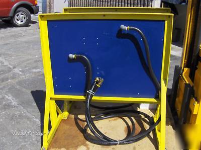 Portable electronic hydraulic oil filter cart