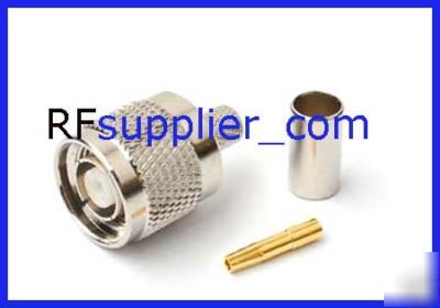10PCS rp tnc male connector for RG58 LMR195
