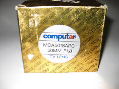 Computar 50MM 1:1.8 2/3â€ auto iris MAC5018APC