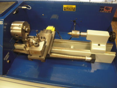 Cnc hobby lathe; 3-axis emco-type turning center-mach 3