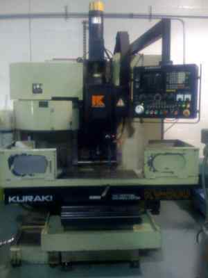 Kuraki kv-500 cnc vertical machining center 1985