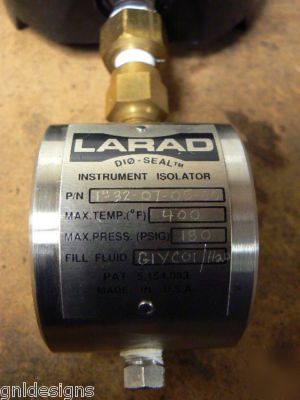 Ashcroft 1279 duragauge pressure gauge w/larad seal 