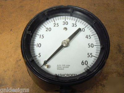 Ashcroft 1279 duragauge pressure gauge w/larad seal 