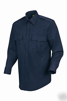 Men's law enforcement long sleeve shirt with zipper
