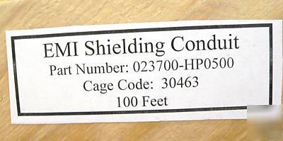 New emi shielding conduit p/n 023700-HP0500 stainless * *