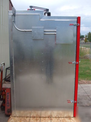 New ( ) powder coat oven, batch oven, powder coating