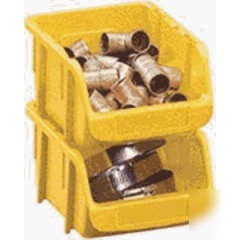 Stack-on products bin yellow small poly bin-7