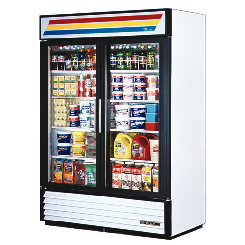 True gdm-49 glass door merchandiser, reach-in refrigera
