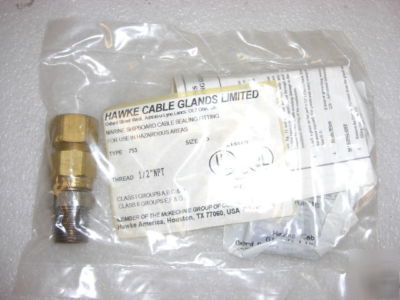 New hawke cable glands 753 marine cable sealing fitting 